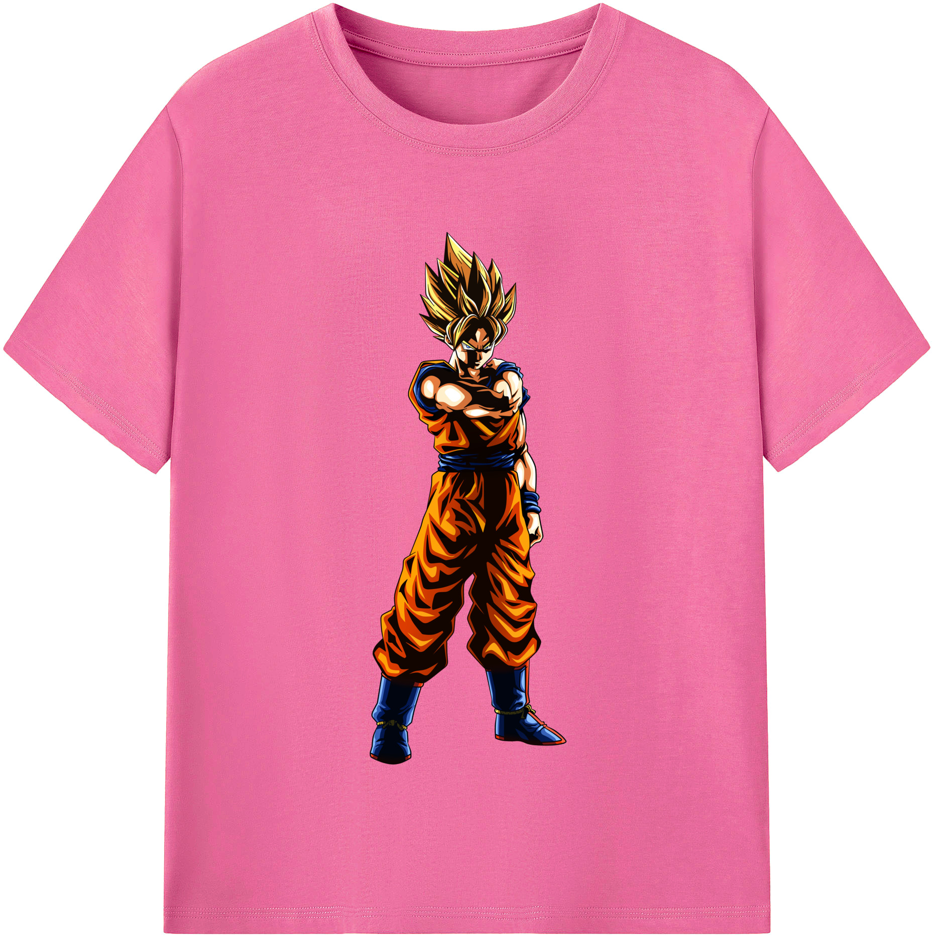 （画像用） ドラゴンボール 孫 悟飯（そんごはん）DRAGON BALL Son Gohan レディースカジュアルプリントTシャツ（綿100％）